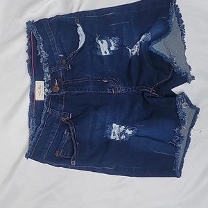 Blue Jean Shorts